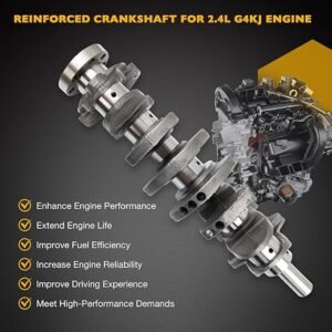 2.4L G4KJ Engine Rebuild Overhaul Kit With Crankshaft Engine Piston Set, Compatible with 2014-2020 Kia Sportage Optima Sorento 2011-2019 Hyundai Tucson Sonata 2.4, Replace# 23111-2G200 230402G500