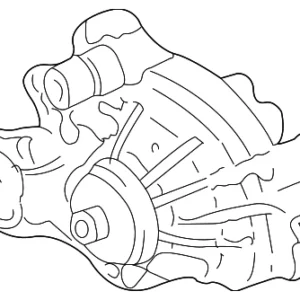 Engine Water Pump Kit with Gaskets (OE 12703898)