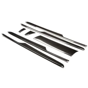 APD Track-Edition 7-Piece Real Carbon Fiber Interior Trim Cover Set for Porsche Macan